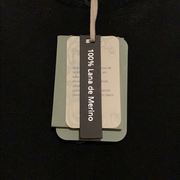 Hoss Intropia Black Merino Wool Cardigan - Picture 4 of 5